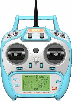 WFLY ET08A 8CH RC Transmitter Receiver RF206S The Best Remote for rc Beginners