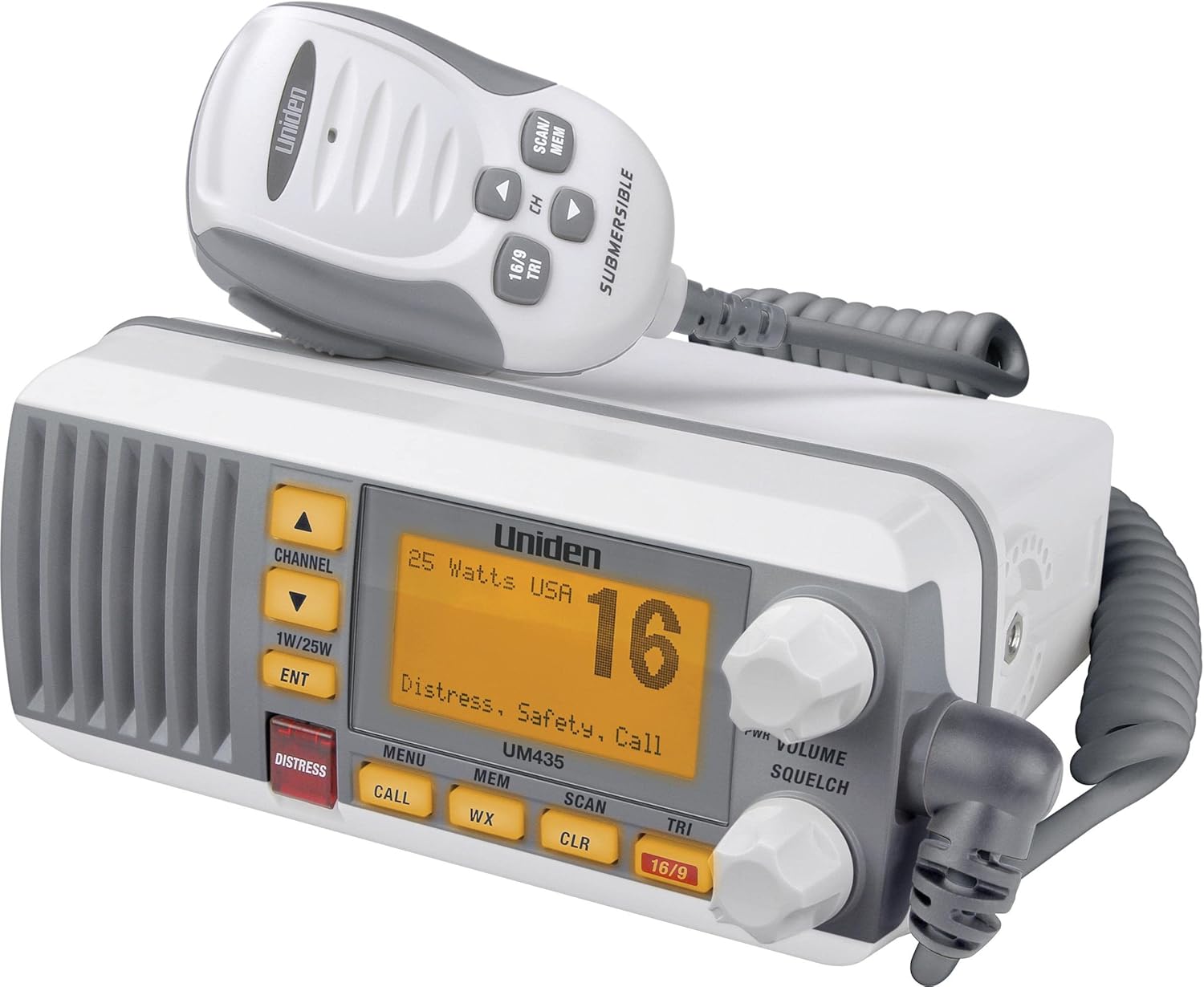 Uniden UM435 Advanced Fixed Mount VHF Marine Radio