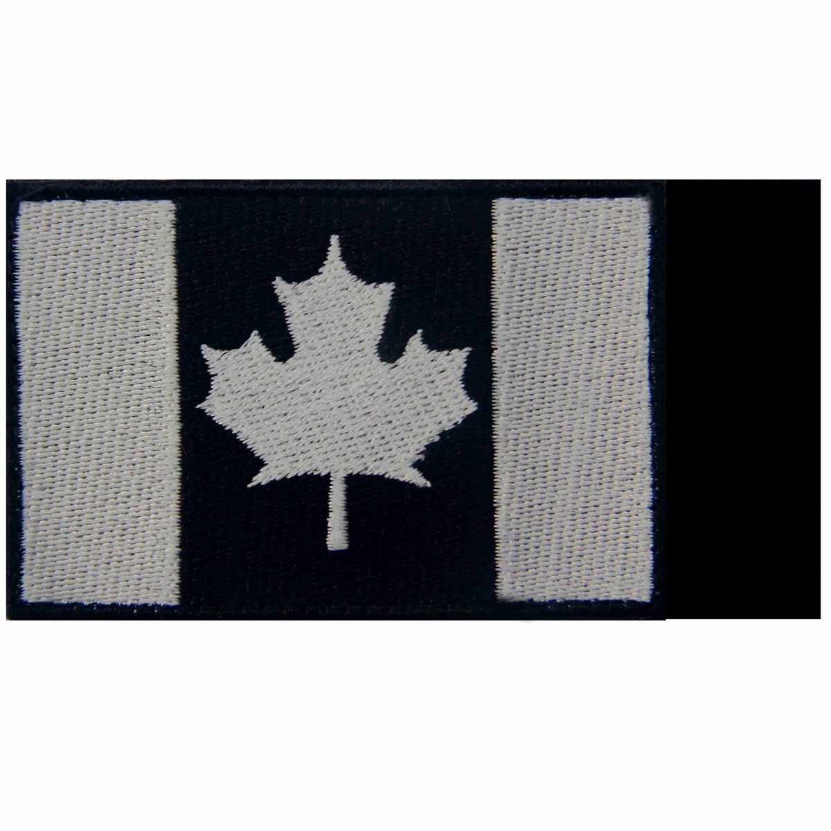 Anley Tactical Kanada Flagge Aufnäher (2er Pack) – 5,2x8 Cm, Bestickt, Mit Klettrückseite