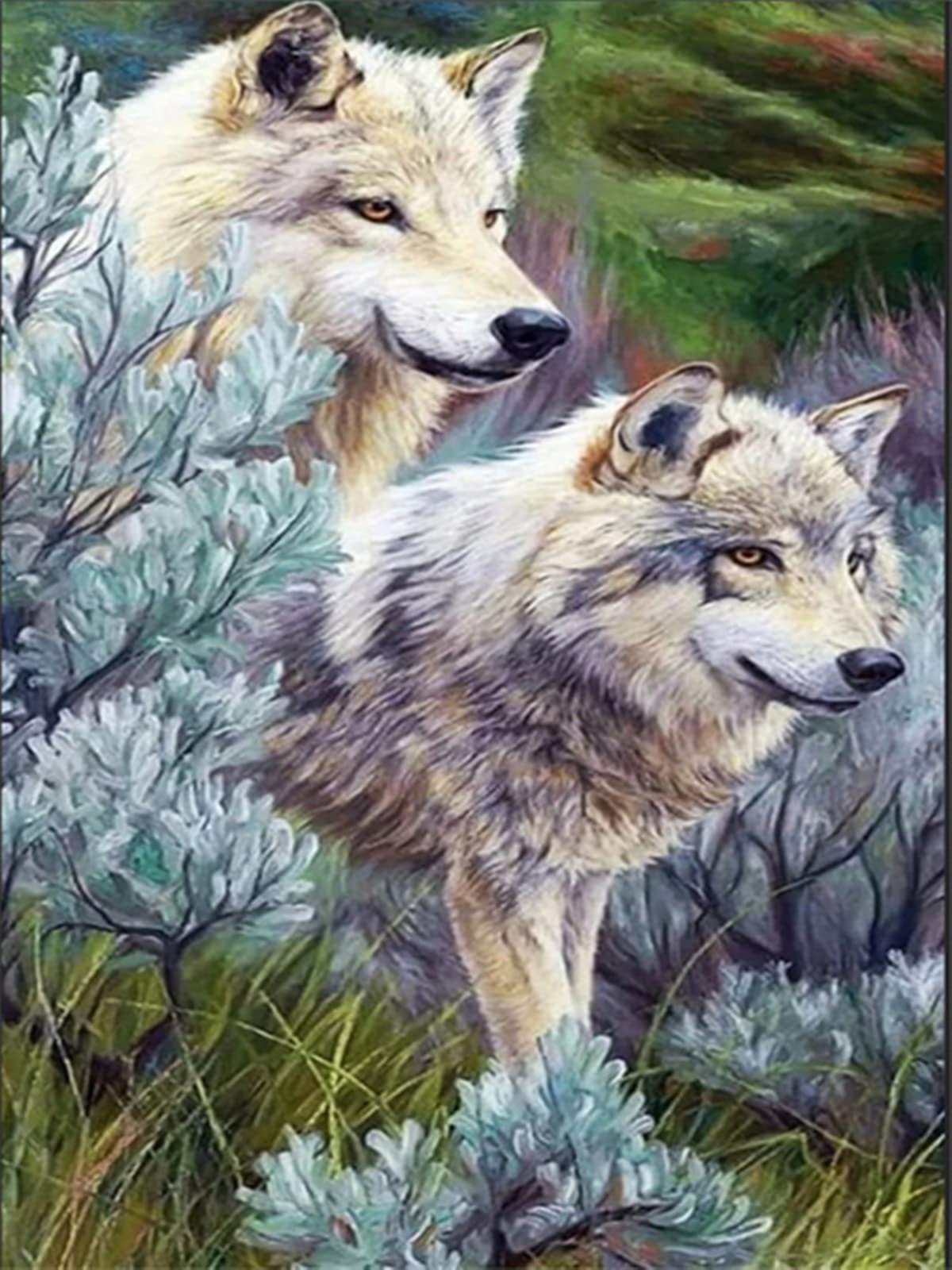 Puzzle en bois 4000 pièces loup WYDMA pour soulager le stress adulte