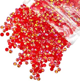 1550 PIEZAS 5mm Diamantes de Resina Rojo AB P...