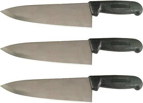 Miniatura 1 de Cozzini Cutlery Imports Cuchillo de chef de 8 pulgadas, varios colores y paquetes, cubiertos de cocina comerciales afilados, cuchillos de cocina