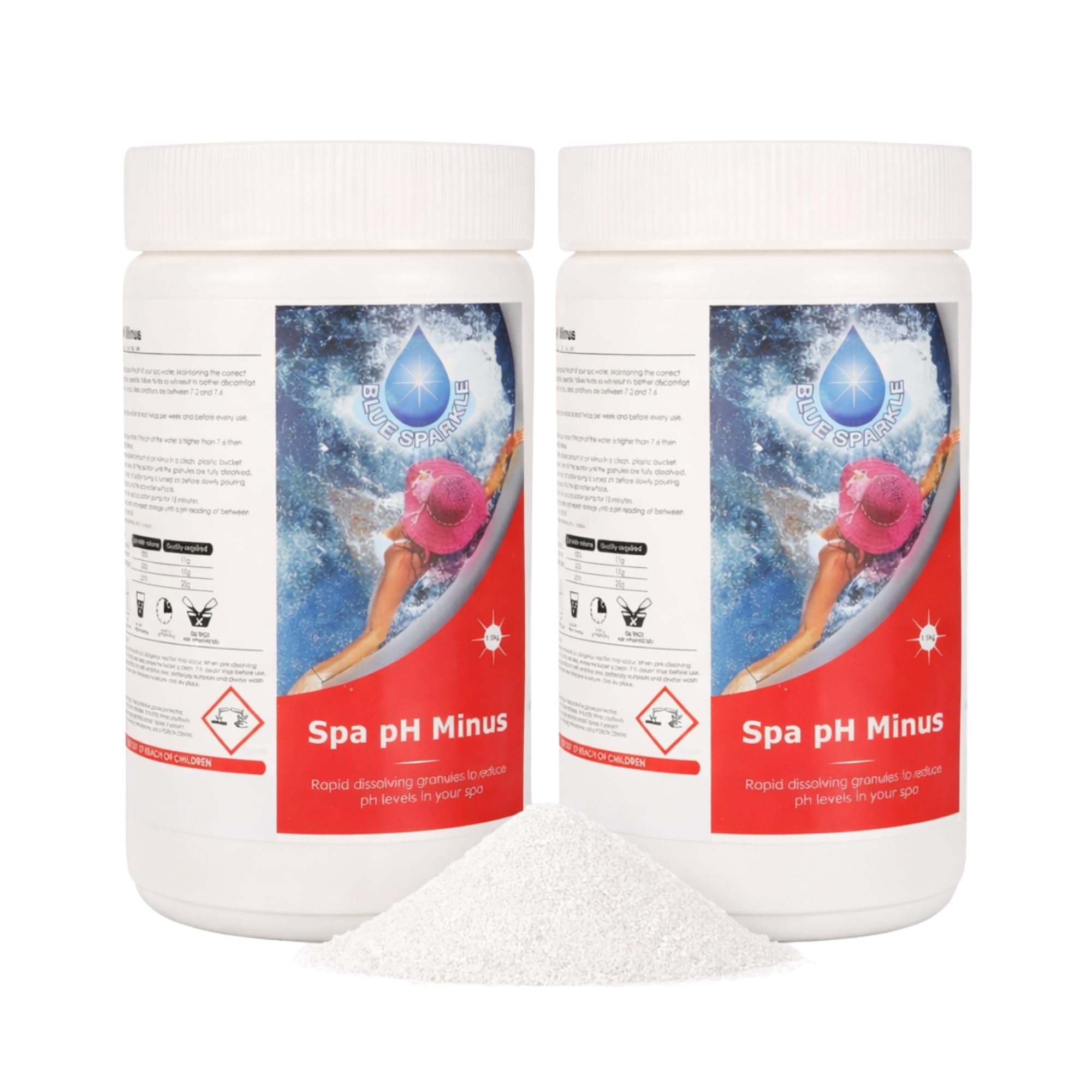 1.5 kg pH Minus Reducer Granules for Hot Tubs, Above Ground and Paddling Pools, pH Level Decreaser for Spa and Pool Water Balance, Reduces Alkalinity, Improves Water Quality and Chlorine Efficiency — view 14