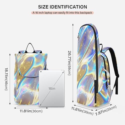 Miniatura 3 de Bolsa deportiva de bádminton para tenis, bolsa de almacenamiento grande de color neón para raqueta de tenis con capacidad para 2 raquetas para