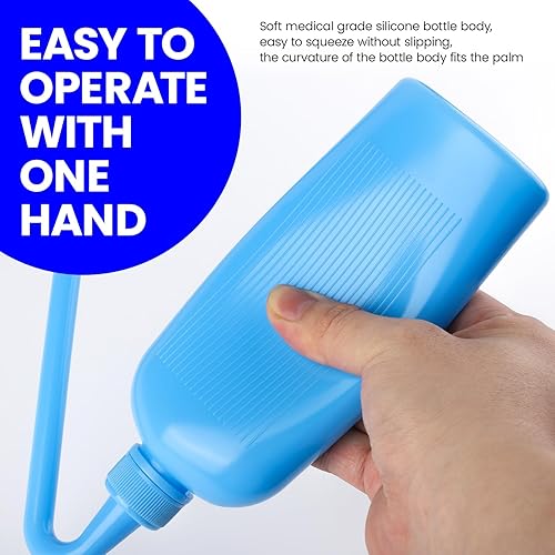 Miniatura 6 de HNYYZL Herramienta de limpieza de bolsas de colostomía botella de lavado reutilizable para estoma y olla de enjuague, compatible con todas las