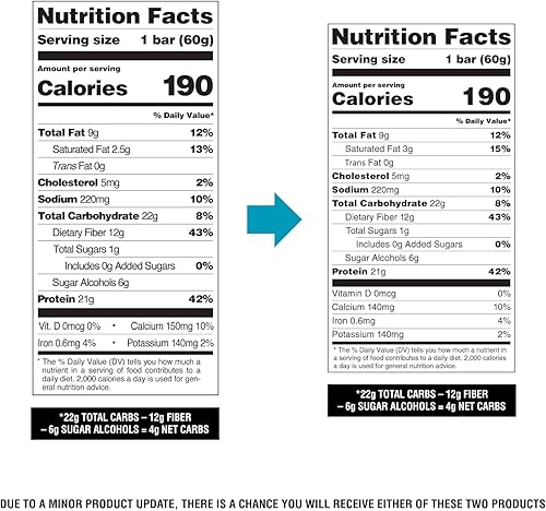 Vista 118 de Quest Nutrition - Alto contenido en proteínas, bajo en carbohidratos, sin gluten, apto para ceto, 12