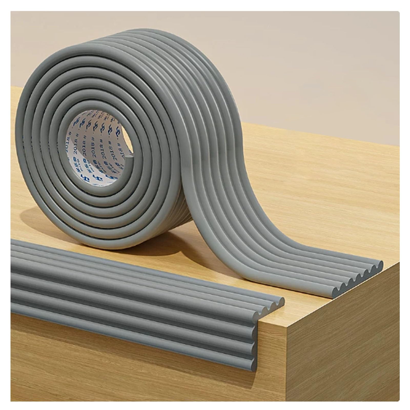 YPIOUREN Edge Guard, Proof Foam Padding, Foam Corner Protectors with Strong Adhesive Tape(Gray,500cm (196.9 in))