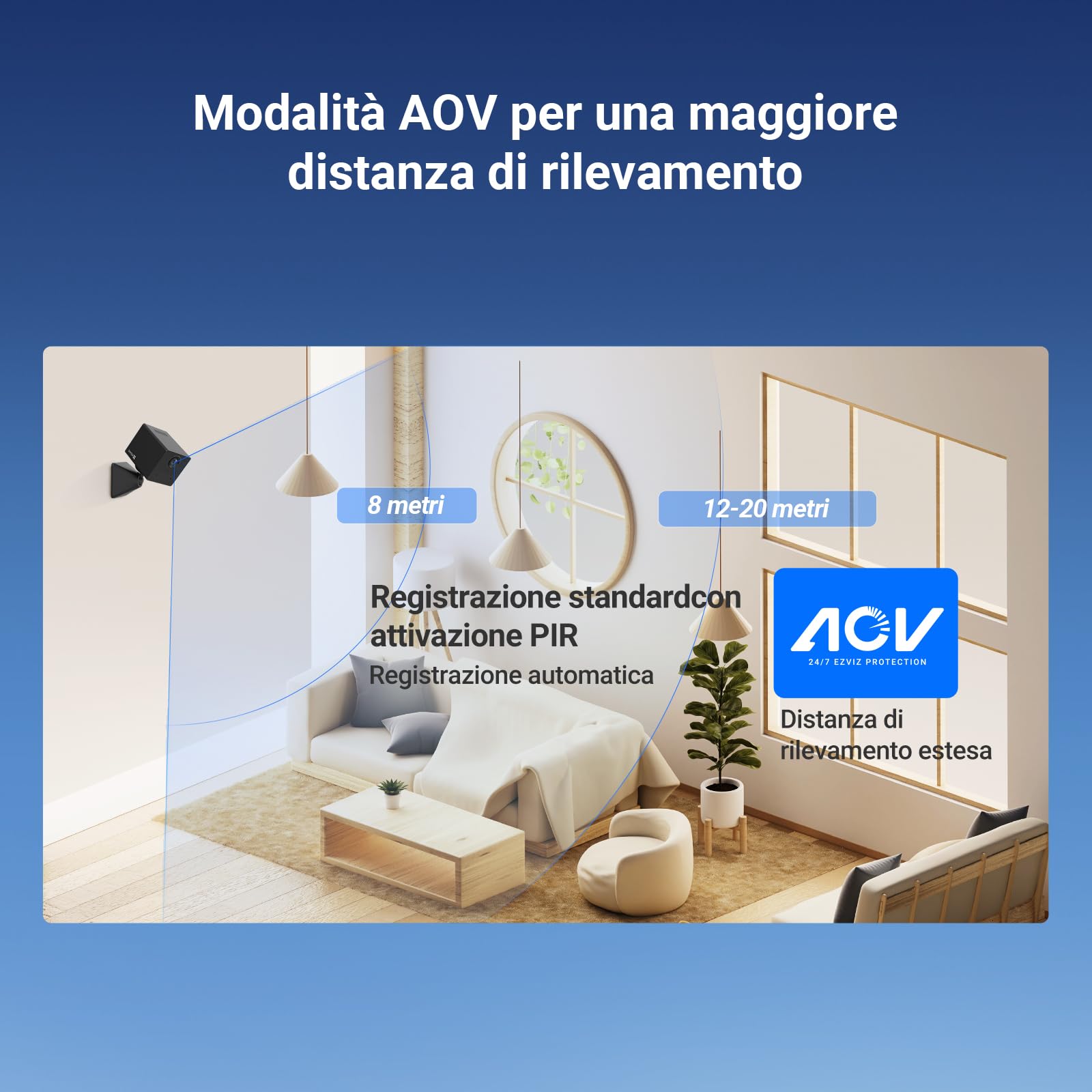 EZVIZ 4G LTE 2K Telecamera da Interno a Batteria, Audio Bidirezionale, Rilevamento di Persone, Registrazione Time-Lapse, Modalità AOV, 100% Senza Fili, 512GB SD(Non Inclusa), CB2 Nera