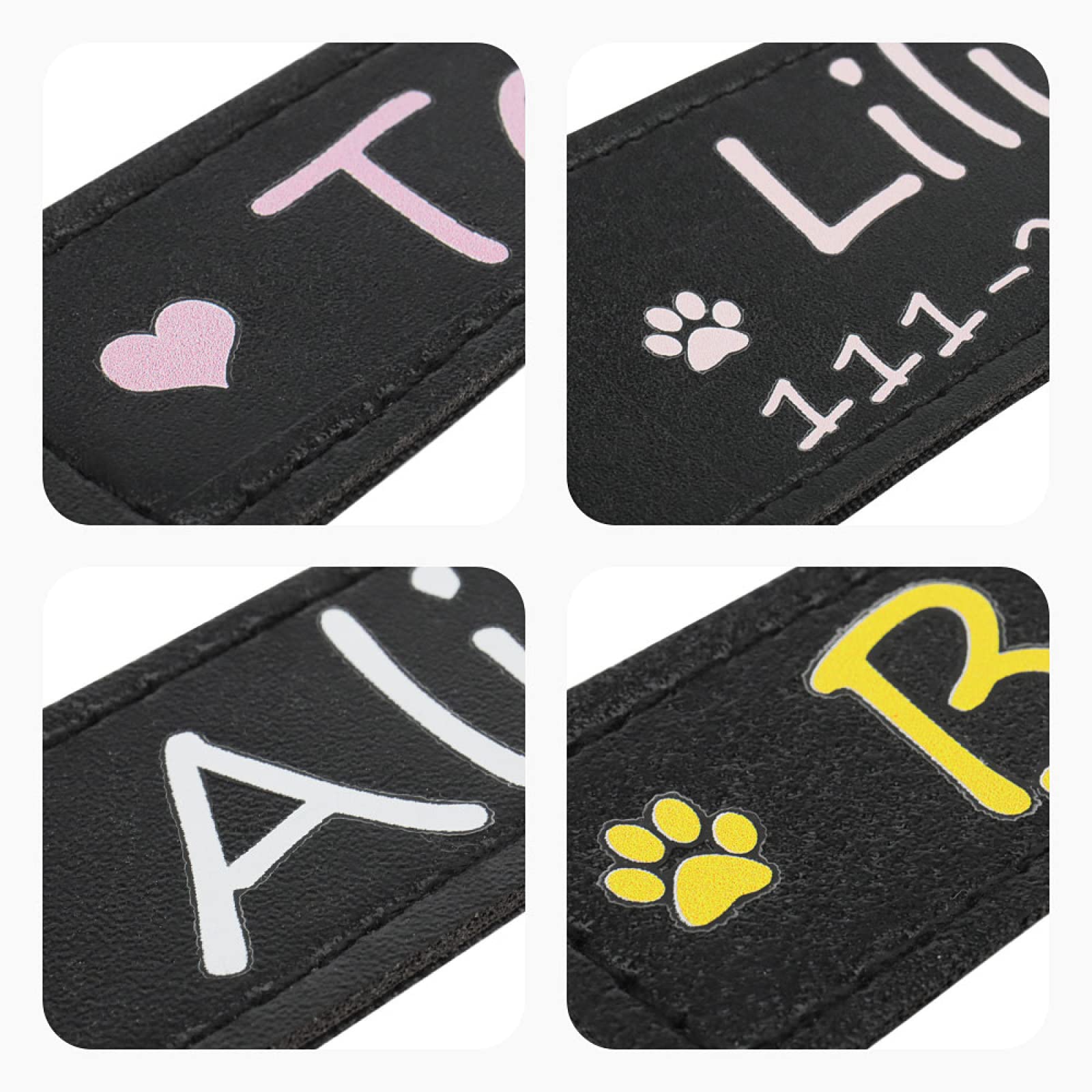 Collare Per Cani Personalizzato Personalizzato Inciso ID Targhetta Accessori Collari Per Animali Domestici Per Cani Di Taglia Piccola E Media Bulldog Francese Perro - Foto 5