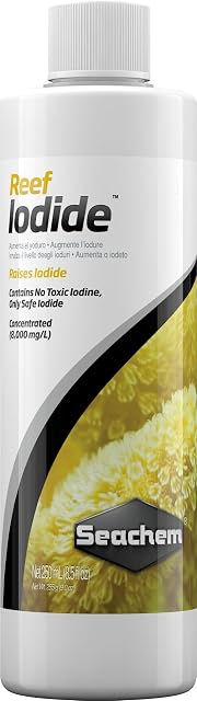Seachem Reef Iodide 250 ml IODIO Líquido Ióduro POTASSICO Acuario Marino