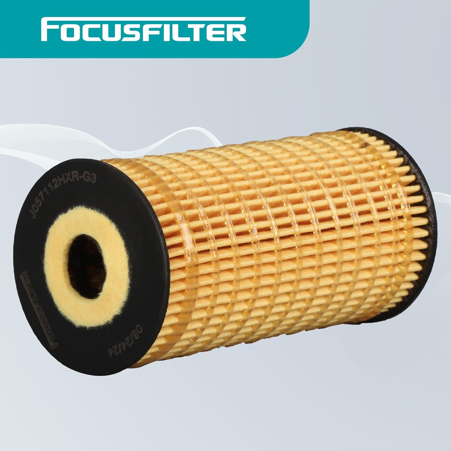 FOCUSFILTER A6221800009 OEM Grade Oil Filter, Compatible with C Classe (W/S205) C 180 BlueTec 85KW 116HP, Replaces 15209-00Q0D, A6261840025, 93168068, HU6011z, E212H D231, OX389/1D (Pack of 6)
