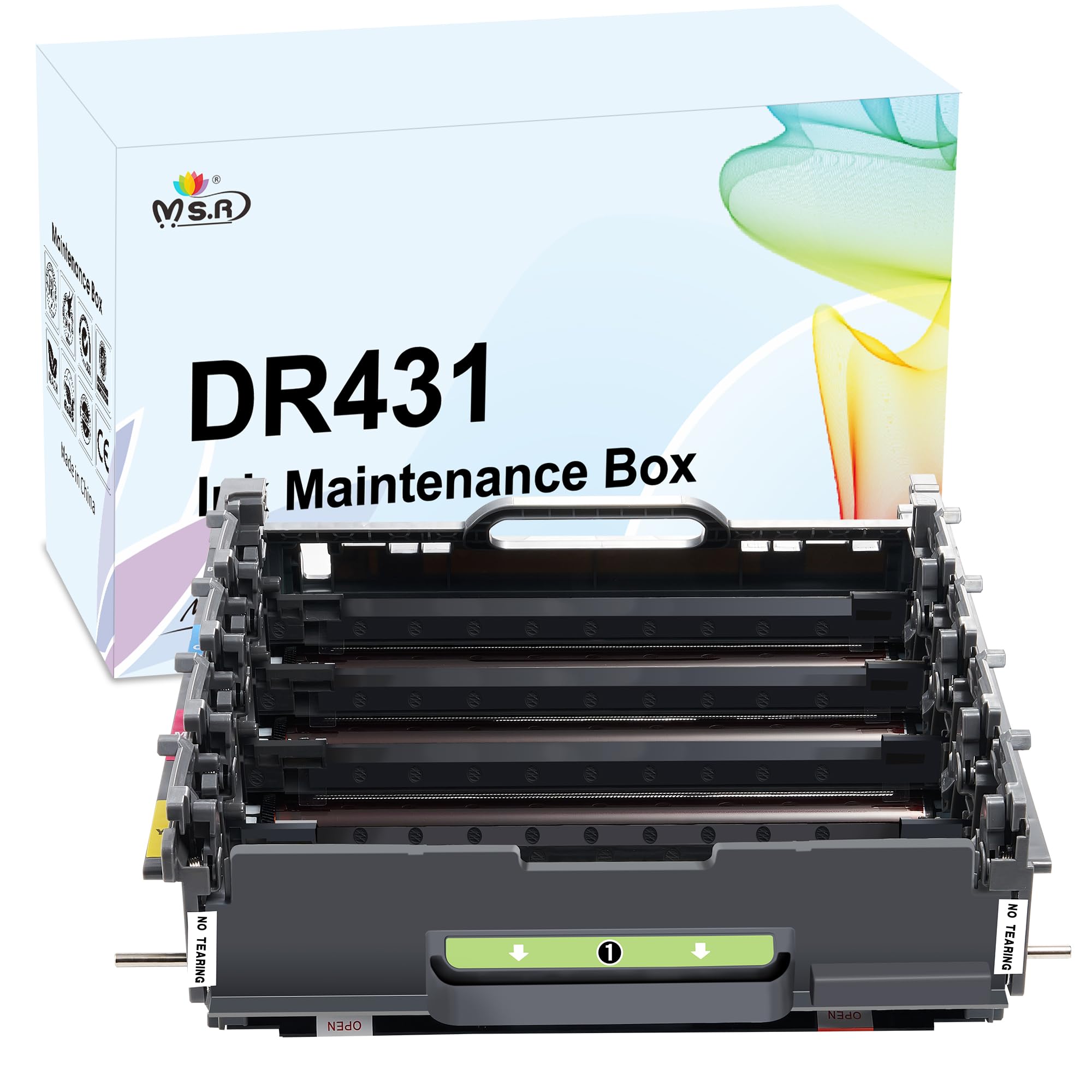 MS.R DR431CL DR-431CL Drum Unit Replacement Compatible for Brother HL-L8260CDW L8360CDW L9570CDWT L8900CDW L9310 L8610CDW Printer(1 Pack)