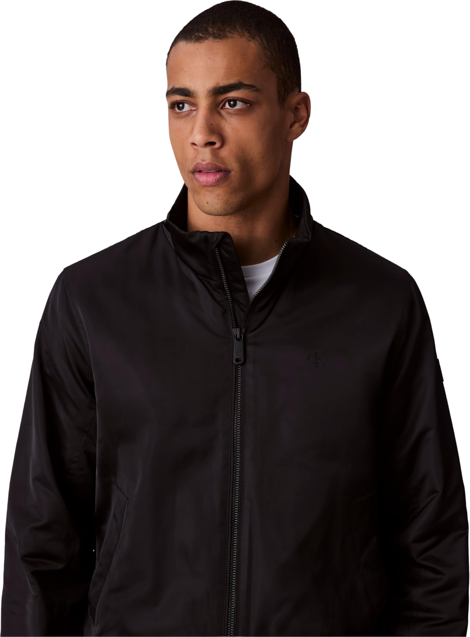 Calvin Klein Ls Padded Harrington Jacket Lv04rc516g Giacche Unisex - Adulto