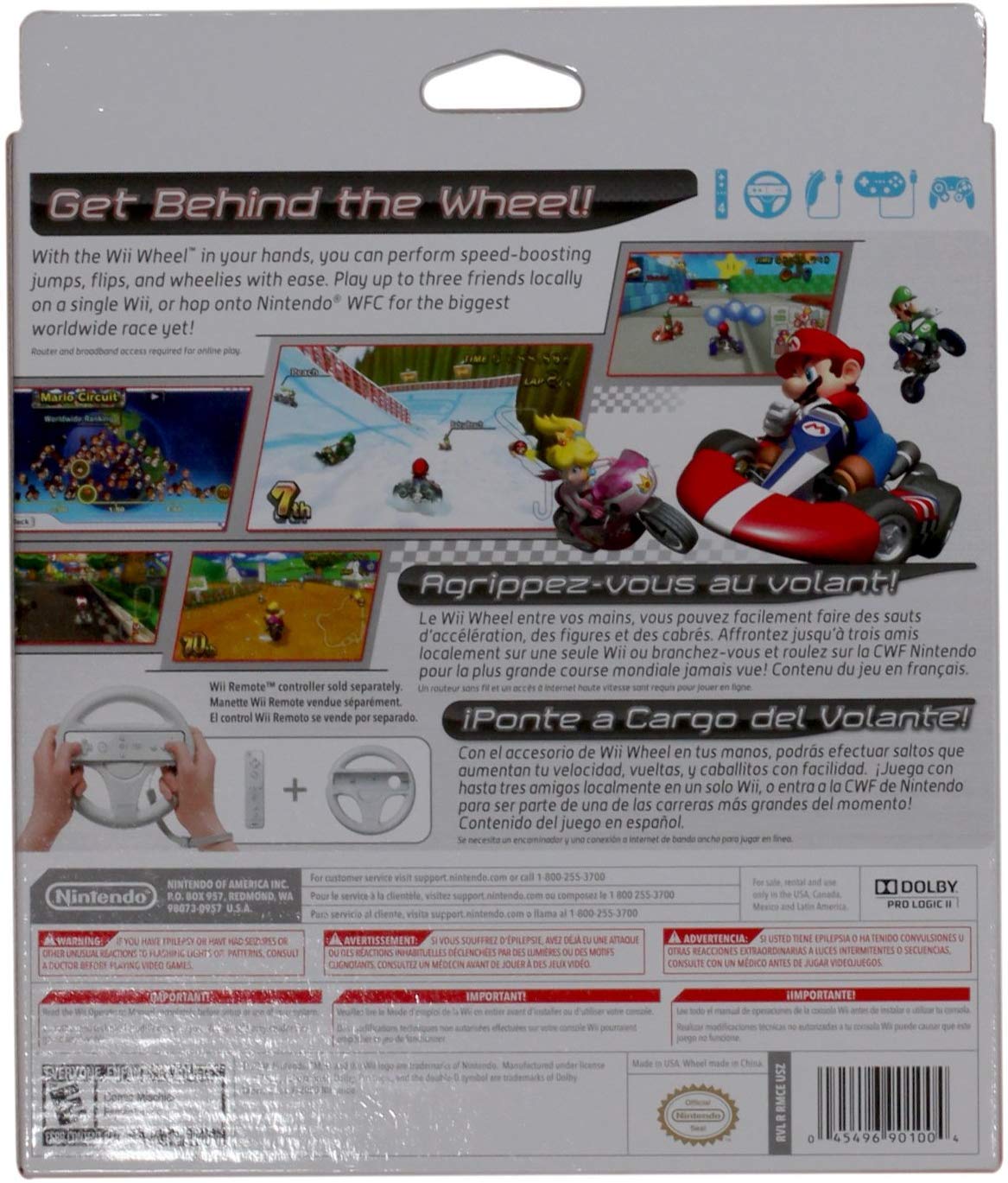 Mario Kart Wii with Wii Wheel - World Edition