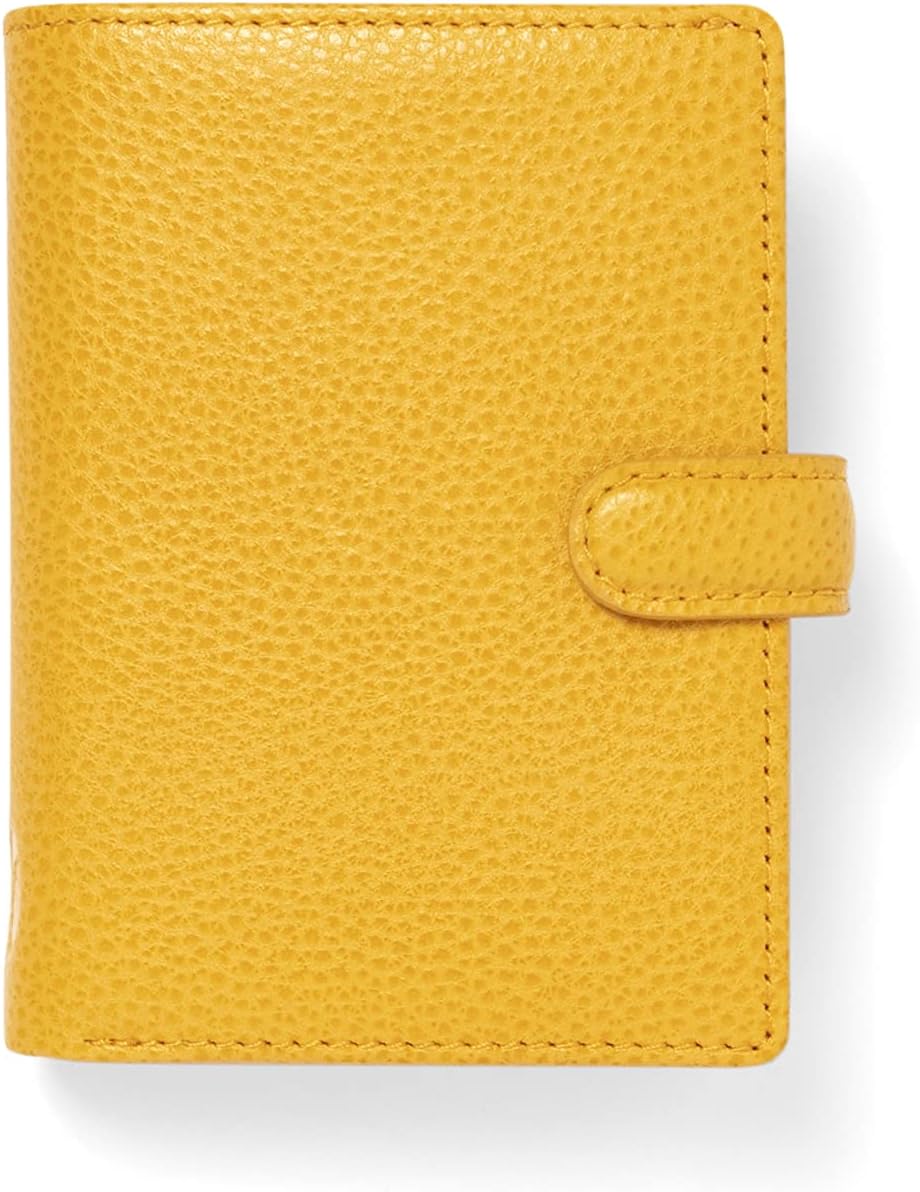 Filofax Mini Finsbury organiser - Mustard