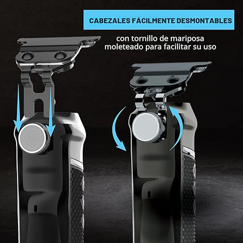 Miniatura 4 de Wahl USA Pro Series Recortadora de Estilo Esqueleto de Alta Visibilidad, Inalámbrica de Iones de Litio Recargable por USB, Todo en Uno para Afeitado