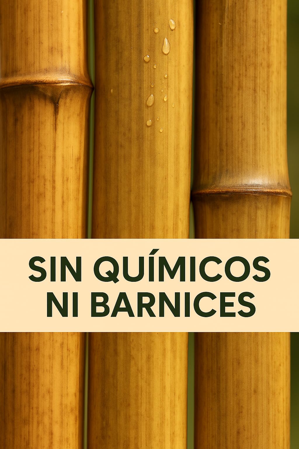 50 Tutores de Bambú 120 cm Ø 10/12 mm | Estacas de Jardín y Cañas para Huerto | Soportes Resistentes para Macetas, Flores y Cultivos | Color Natural | Eco-Friendly