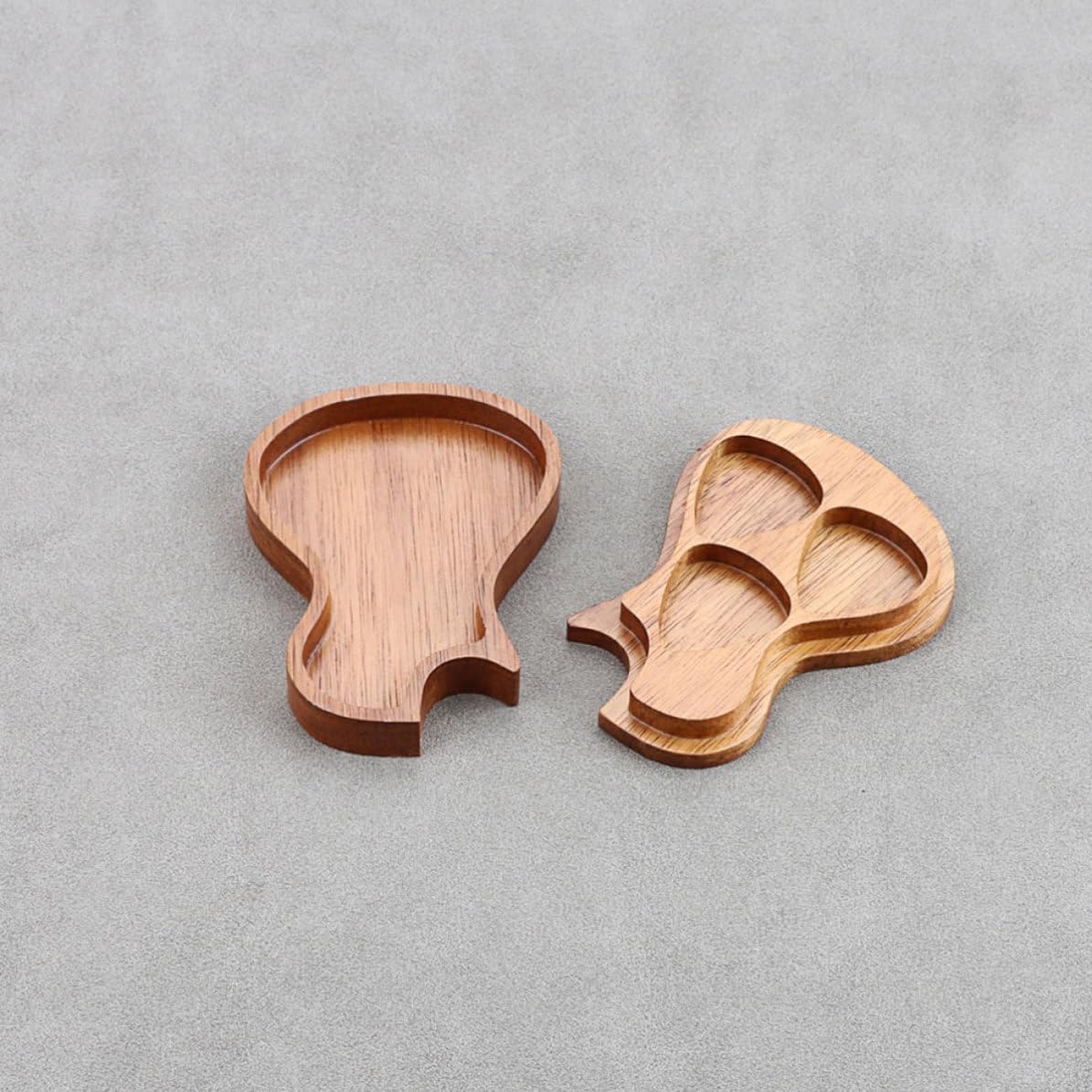 TOYANDONA 4 Piezas Estuche de Madera para Púas de Guitarra L827, Diseño de