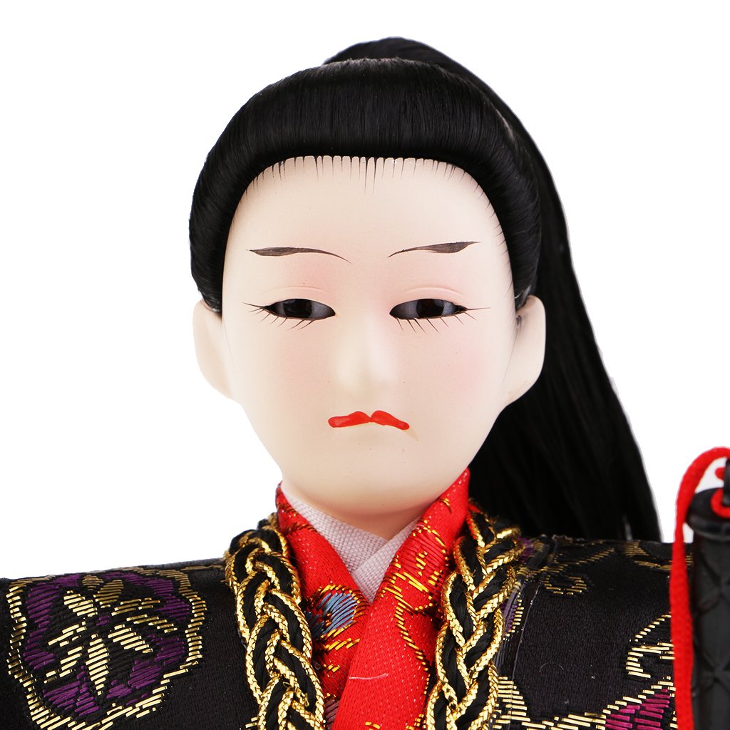 CALANDIS Japanese Samurai Doll Arts Crafts Humanoid Doll Home Office Decor Gift #3 - Image 3 thumbnail