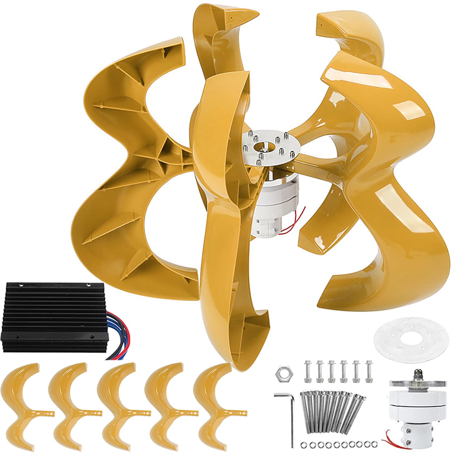 Amazon.com: YHOZHUT Wind Turbine 1200W Home Wind Power Generator