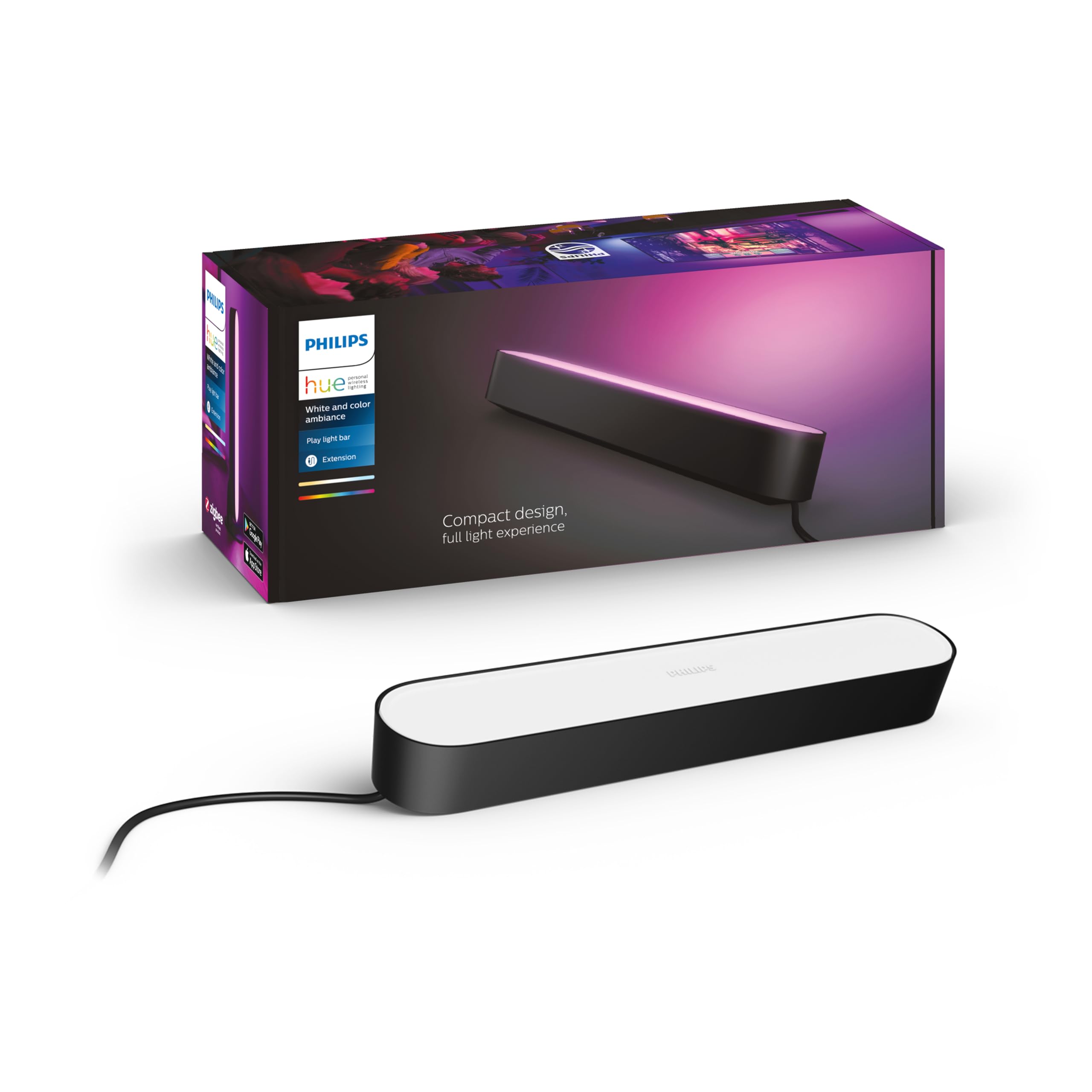 PHILIPS Hue Play - Barra de Extensão com 1 unidade | Amazon.com.br