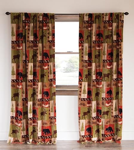 Miniatura 8 de Wrangler Lone Mountain Southwestern - Paneles de cortina de 54 x 84 pulgadas (juego de 2)