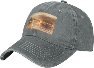 Swan in The Lake Black Patterned Baseball Cap, Outdoor Sports Golf Cap, Casual Sun Visor