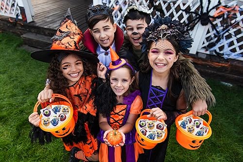 Miniatura 8 de Fruidles Piruleta de monstruo de Halloween, dulces de monstruo variedad, ideal para rellenos de bolsas de golosinas de Halloween, envueltas