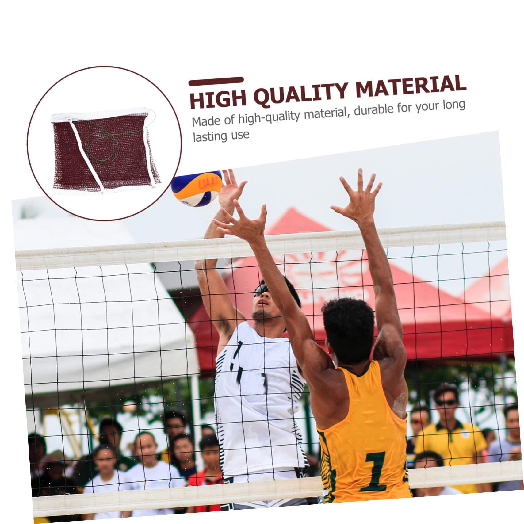 Toddmomy Portable Outdoor Badminton Net Compact Lightweight Design for Beach and Backyard Fun Durable Construction with Standard for Easy Activities