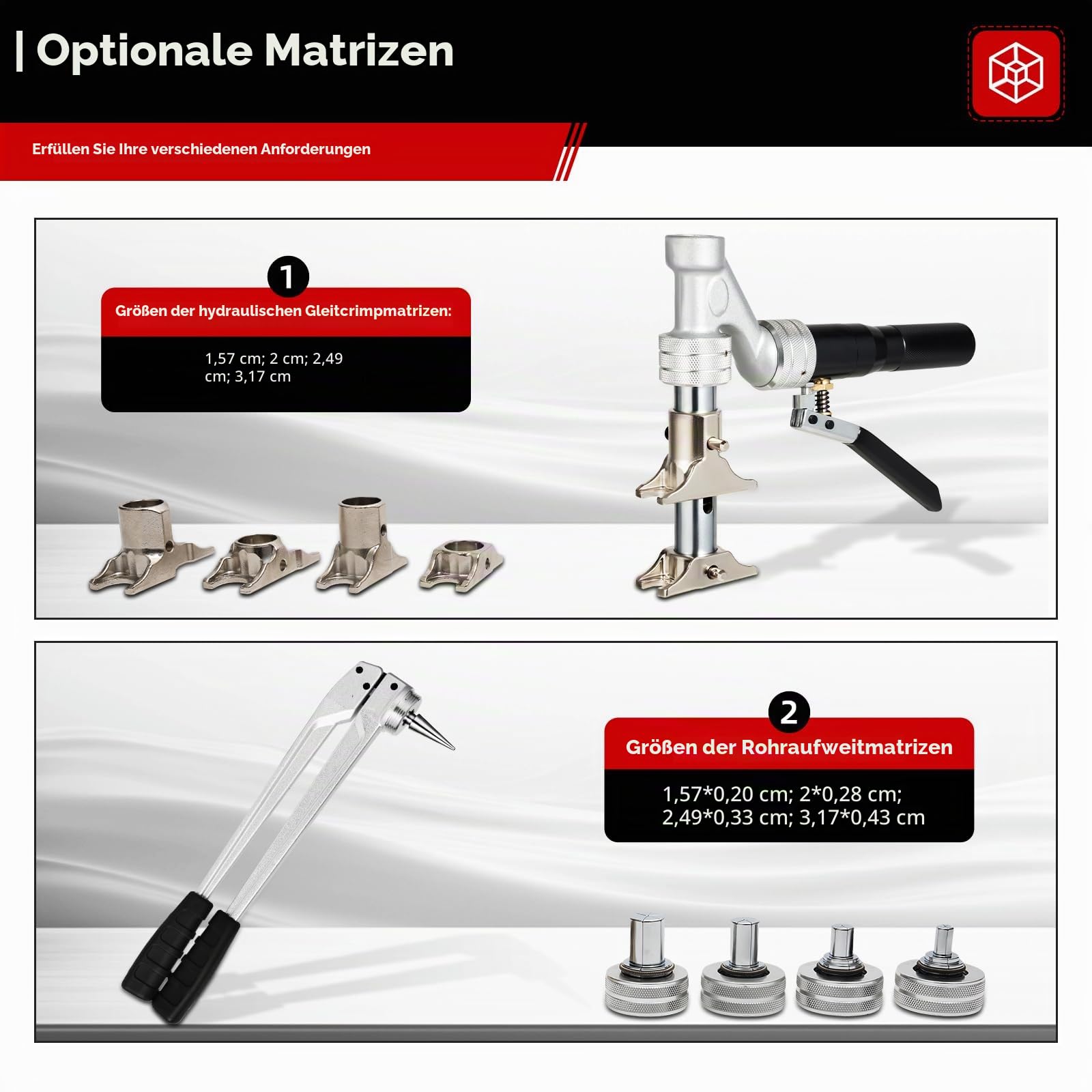 16-32mm Presszangenwerkzeug Hydraulische SchiebehüLsenwerkzeu Schiebehülsenzange Druckrohr & Rohrdehnung Hydraulisch Presszangenwerkzeug Verbundrohr Aufweitzange für REHAU HIS 311