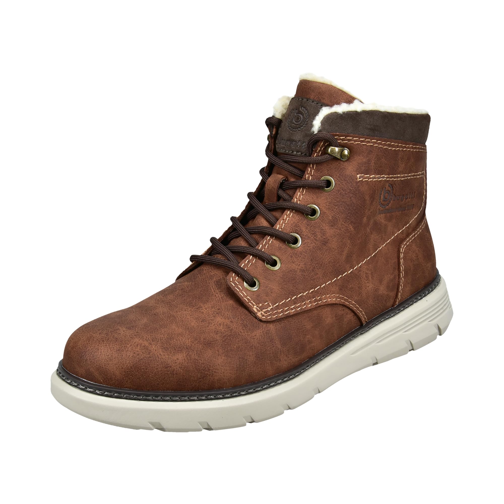 bugatti Bottes classiques pour homme, doublure chaude, doublure chaude