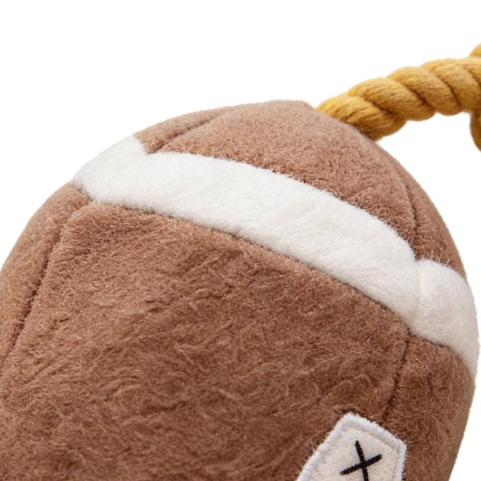 Juguetes Mordedores para Perros Accesorios para Mascotas | Diseño De Pelota Deportiva Juguete Para Cachorros En Dentición Con Cuerda De Algodón Para , Jalar Y Juego De Fuerza Interior