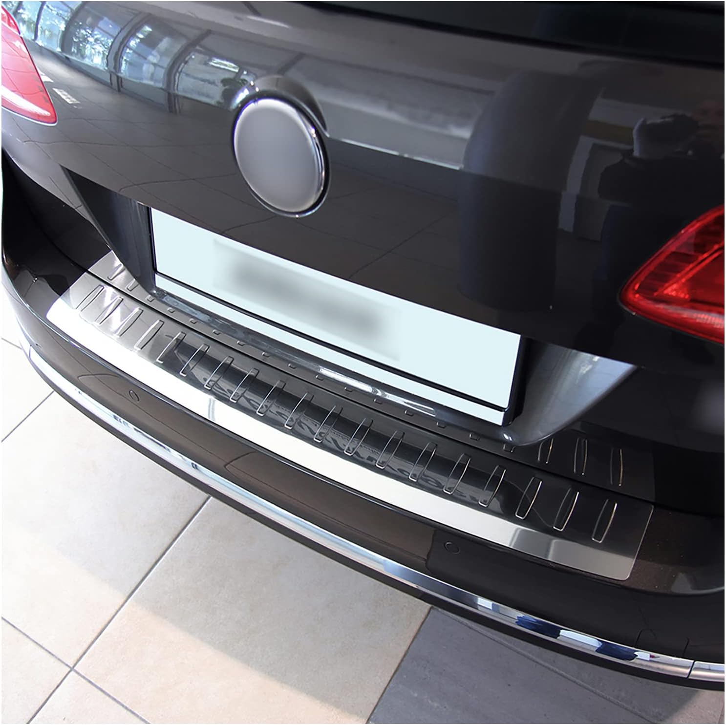 Teileplus24 Ladekantenschutz Für Toyota C-HR 2016-2023 - V2A Edelstahl Silber Gebürstet