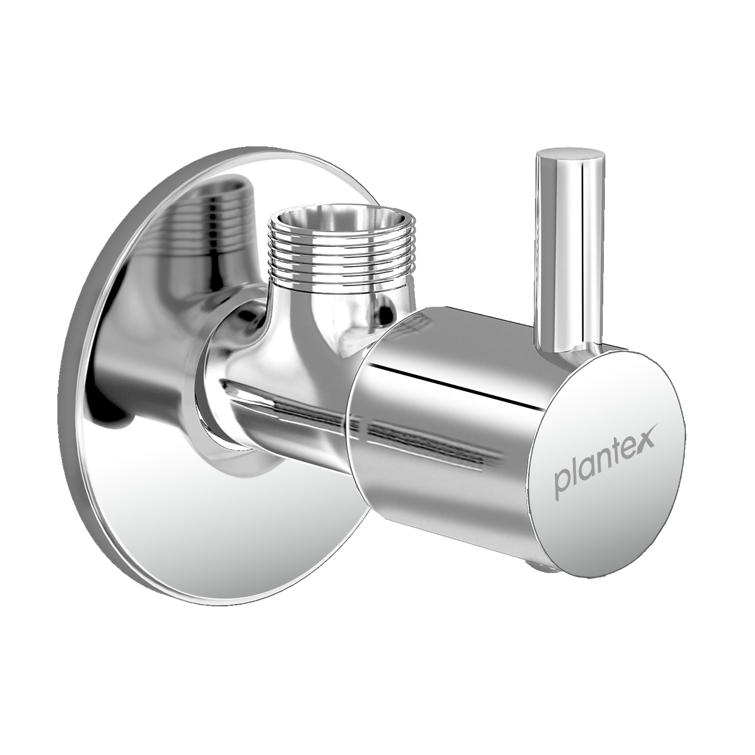 Plantex Single Lever Angle Cocke for Bathroom with Brass Spindle/Angle Valve with Wall Flange and Teflon Tape/Stop Cock for Wash Basin/Kitchen- Pack of 1 (MKS-1274-Chrome)-image-49