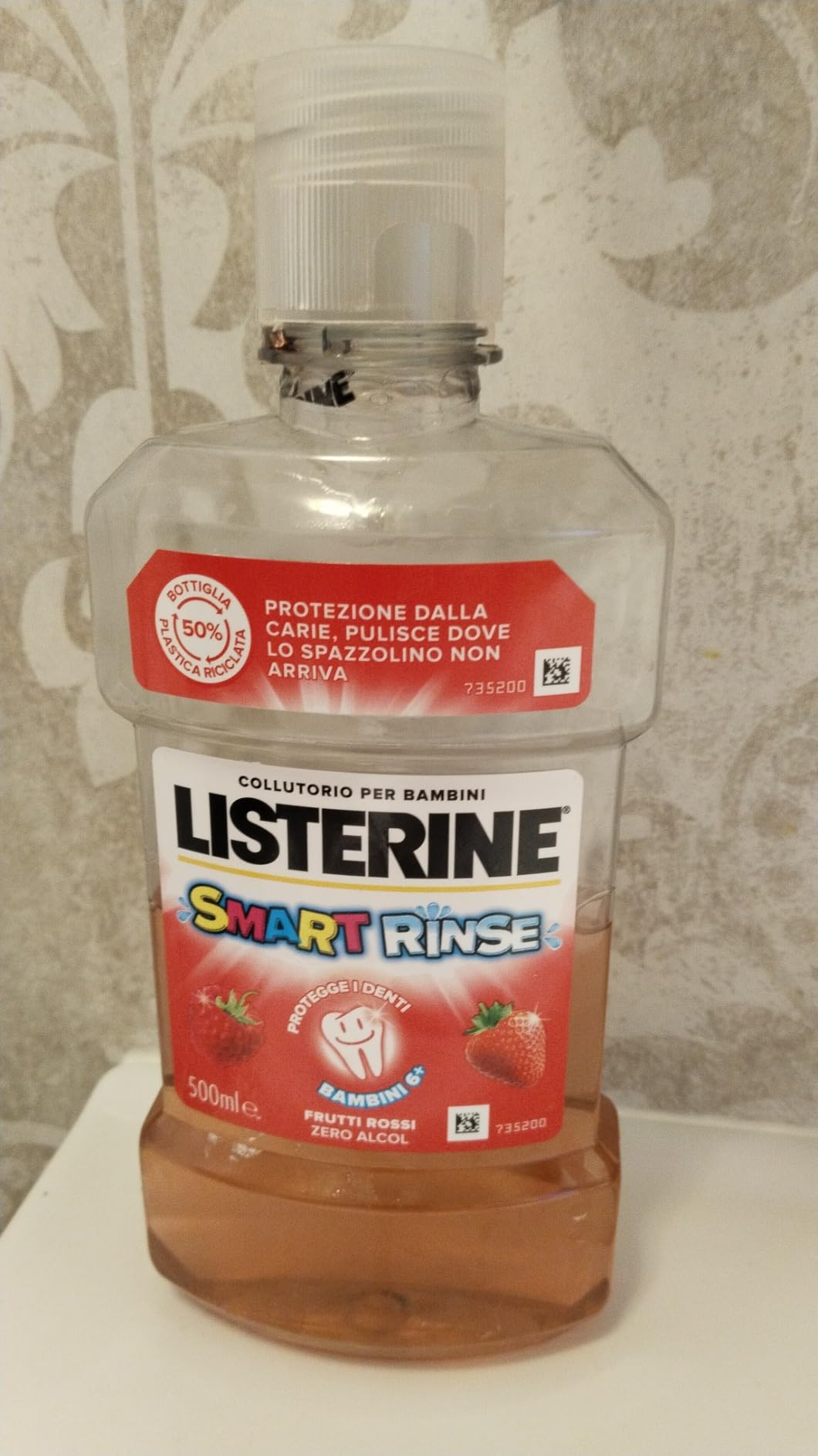 Collutorio Smart LISTERINE Collutorio Smart Rinse, Collutorio bambini al gusto di Frutti ...