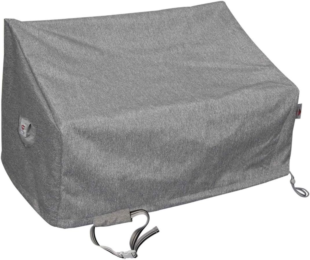 Premium Heavy-Duty Small Loveseat Cover - 3-Layer Water & UV-Resistant, Platinum Series, 58"W x 32"D x 21''/ 34"H for Outdoor Patio Furniture