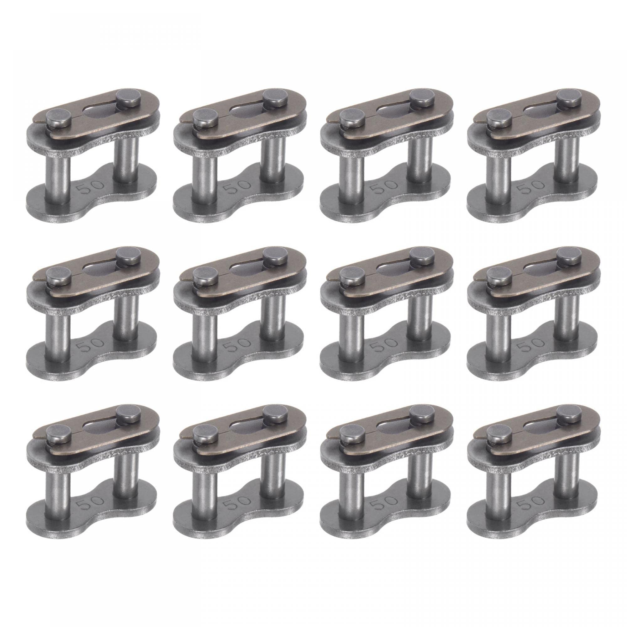 uxcell 16Pcs #60 Chain Master Connector Link Roller, 3/4" Pi -8