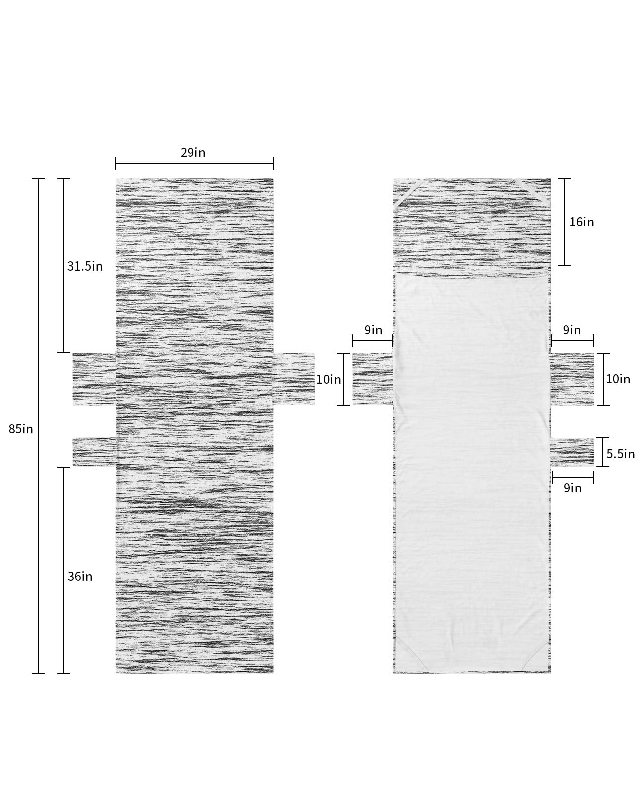 Abstract, Beach Lounge Chair Towel Cover, Soft Chaise Lounge Towel with Side Pockets Patio Pool Chairs Cover for Beach/Pool Sunbathing 29x85 Modern Minimalist Geometric Aesthetics Art