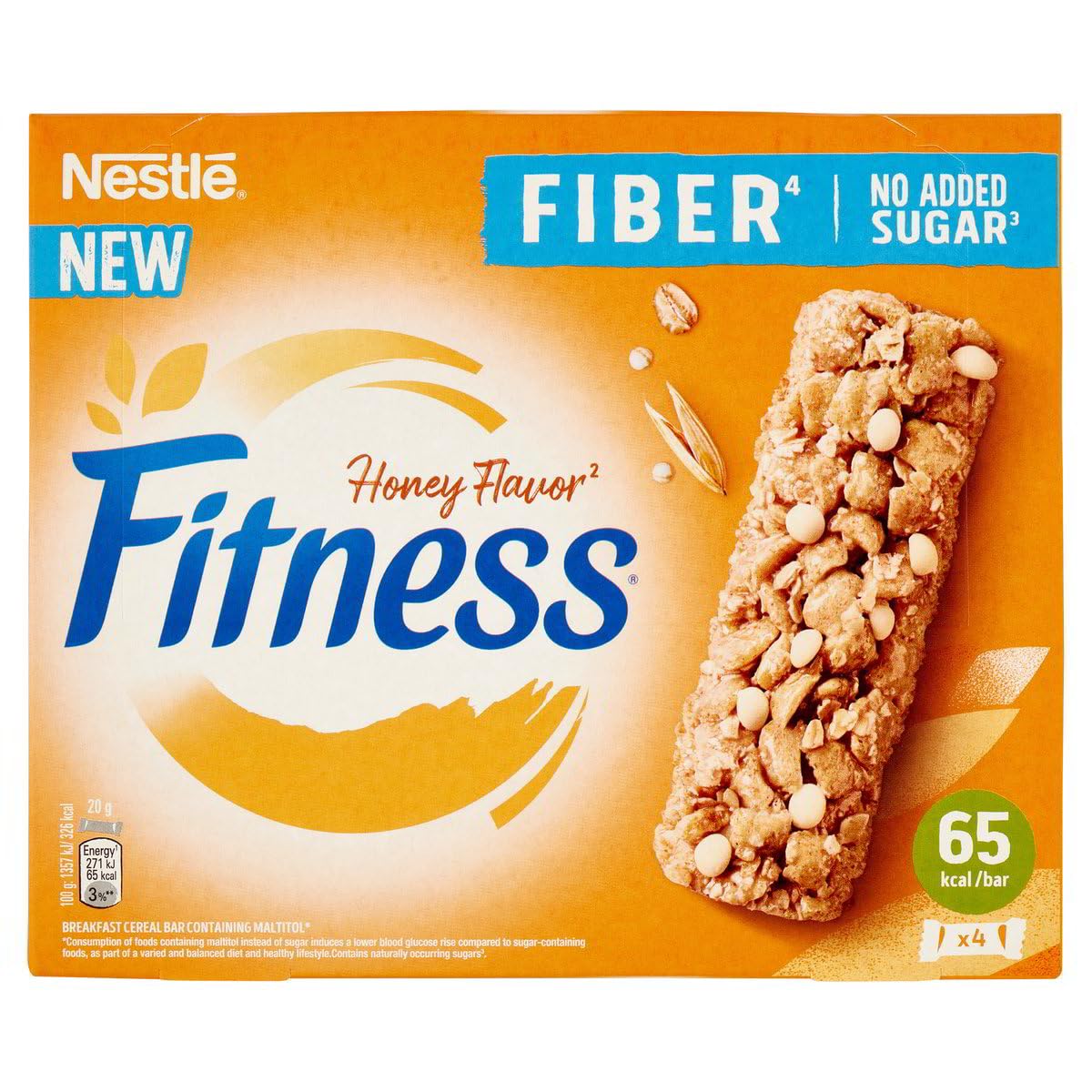 Nestle Fitness Müsliriegel mit Honiggeschmack, Vollkorn, Hafer, Quinoa und weißer Schokolade mit Honiggeschmack, 8x 80 g+ Italian Gourmet Polpa di Pomodoro 400g