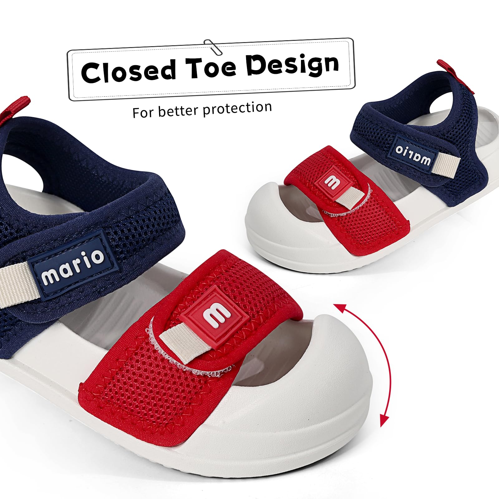 MK MATT KEELY Sandale Enfant Garcon Fille Sandales de Marche Bébé Bout Fermé Chaussure Été Confortable Plage