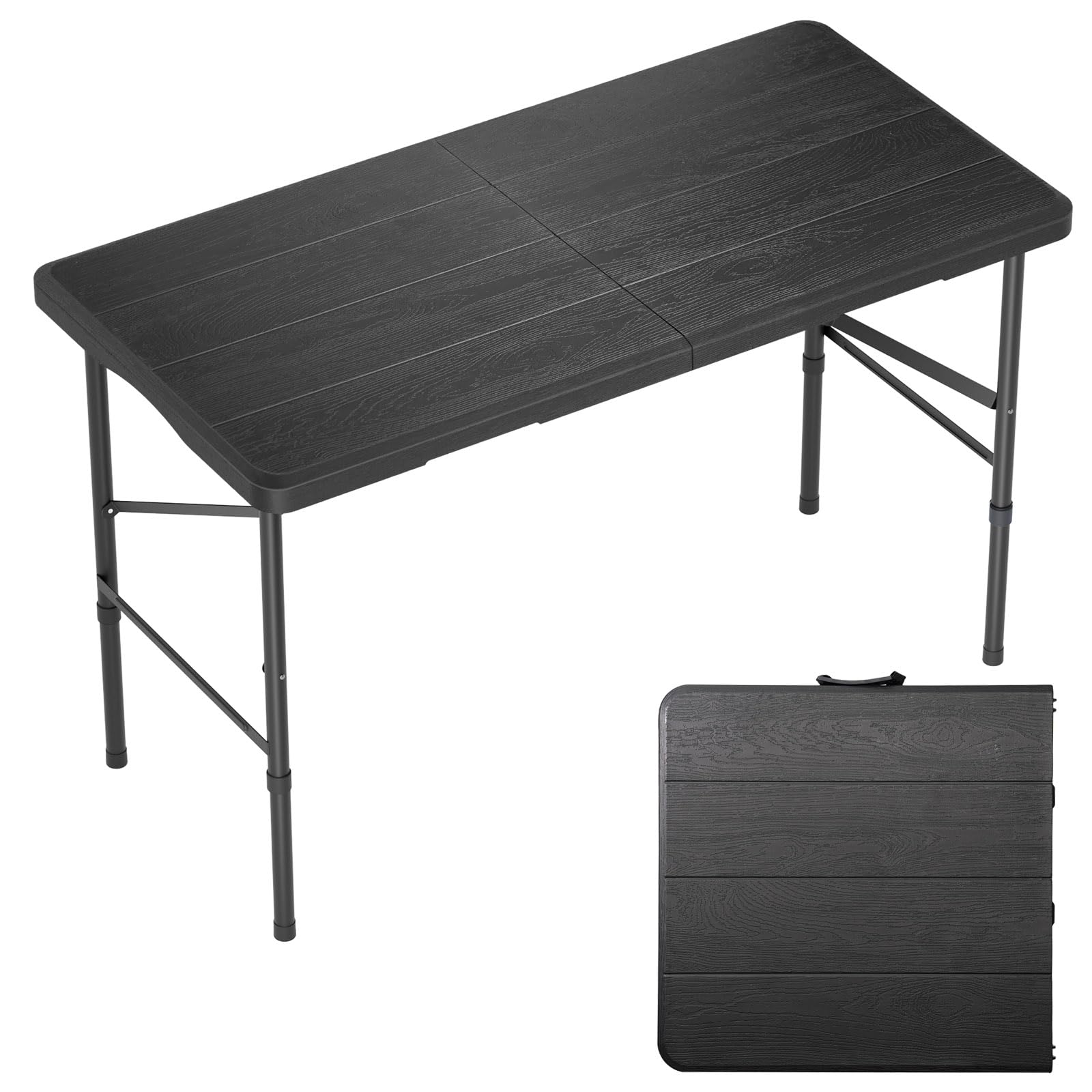 Amazon.com: Hsundries 4 Ft Plastic Folding Table,Heavy Duty