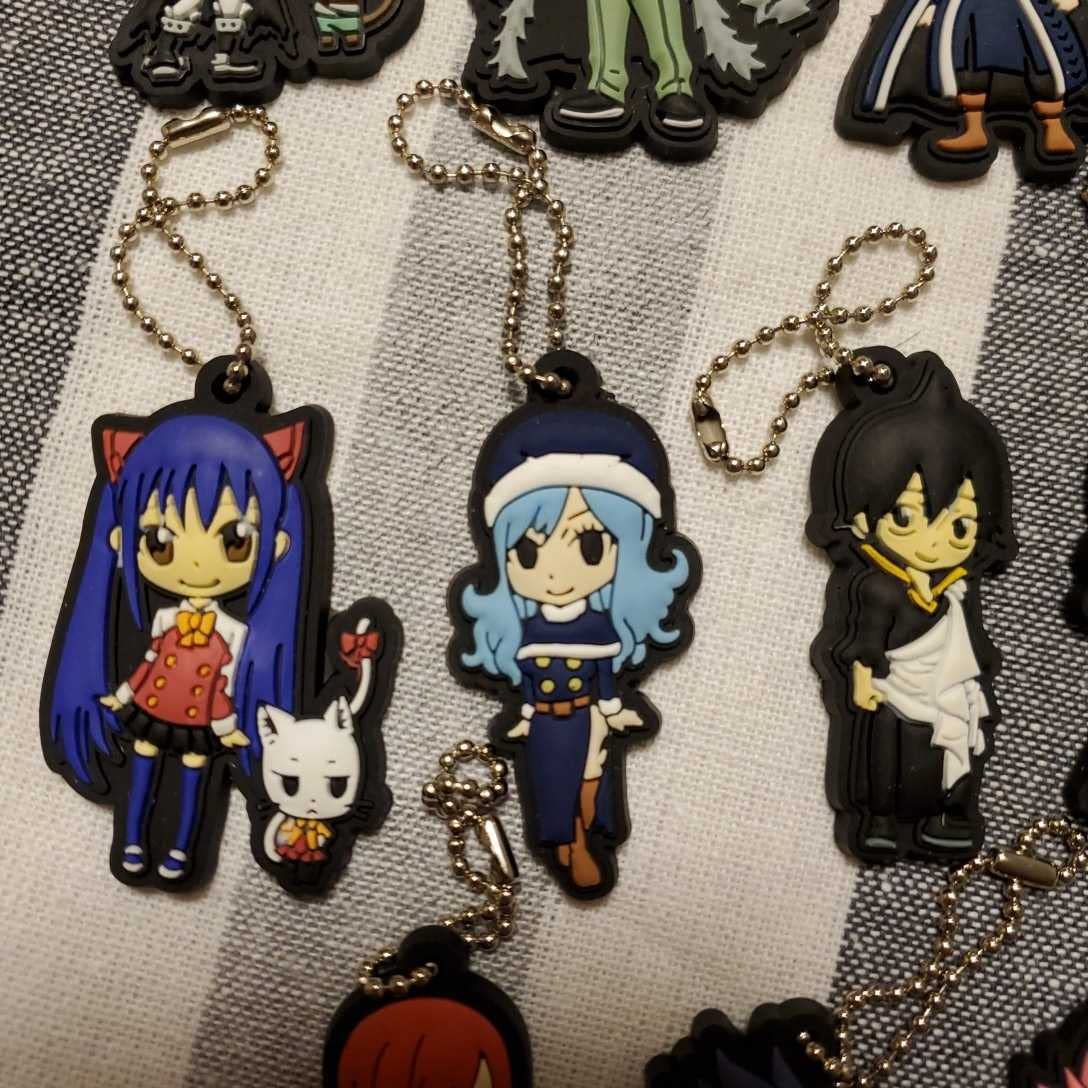 Amazon.co.jp: FAIRYTAIL ラバー ボールチェーン キーホルダー