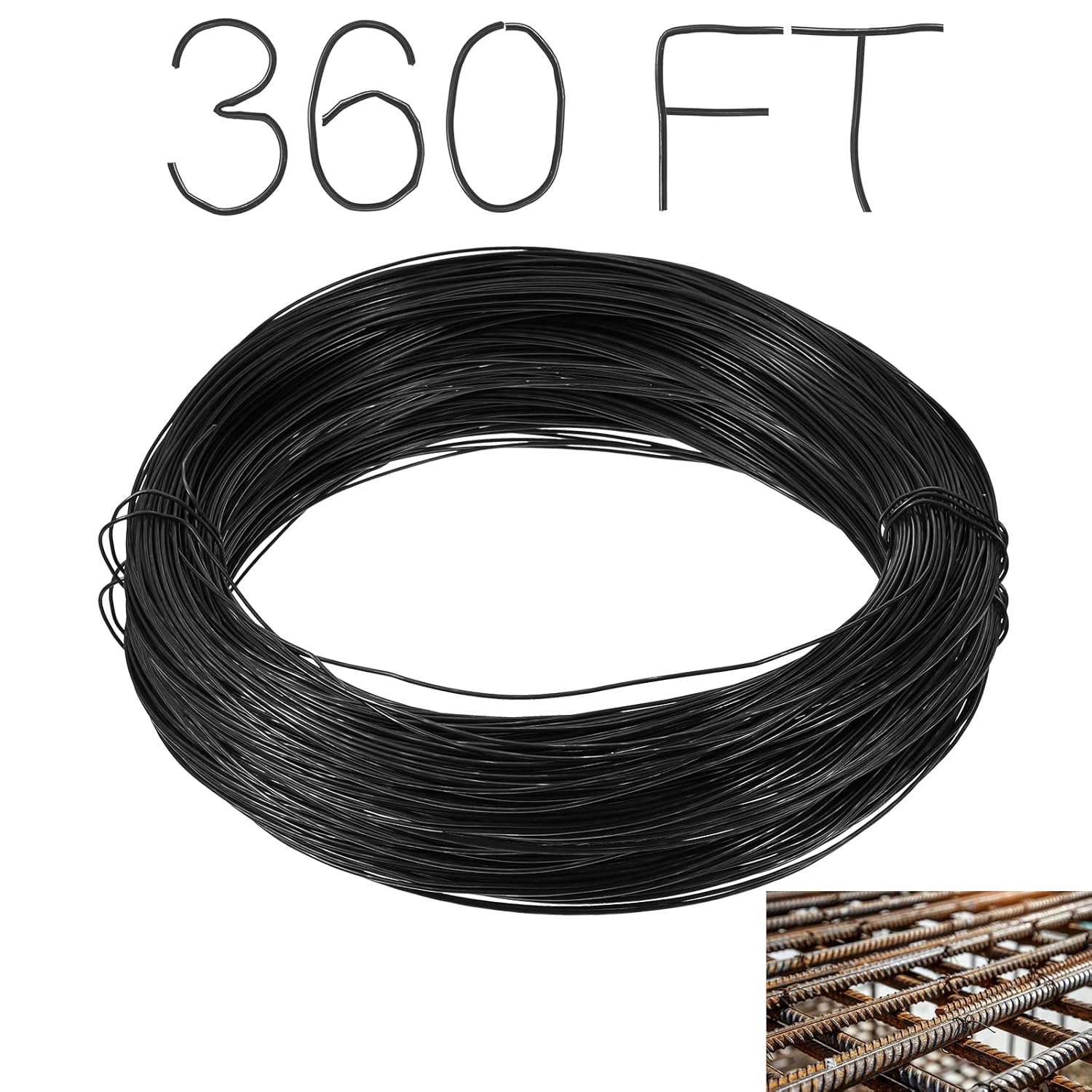 5.5 lb Rebar Tie Wire Black 16 Gauge Tie Wire Bailing Wire Annealed