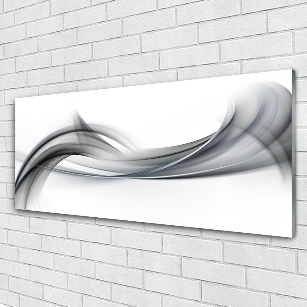 Tableau en verre Tulup pour cuisine : décoration murale panoramique de 125x50cm en verre véritable