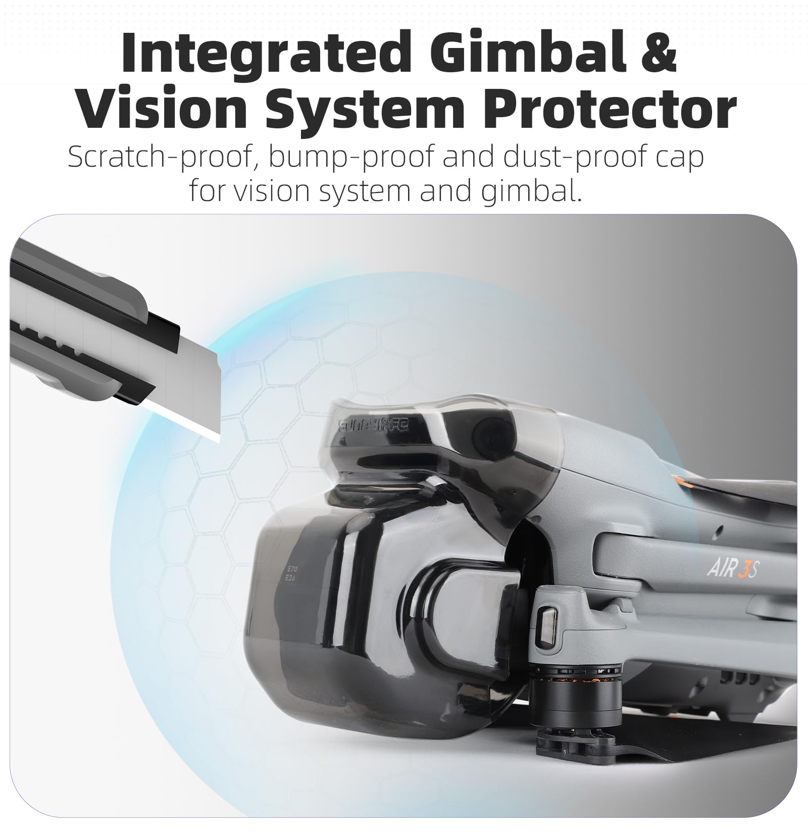 Pare-soleil Pour DJI Mavic Air, Protection D'objectif Et Filtre Gimbal - étui Inclus