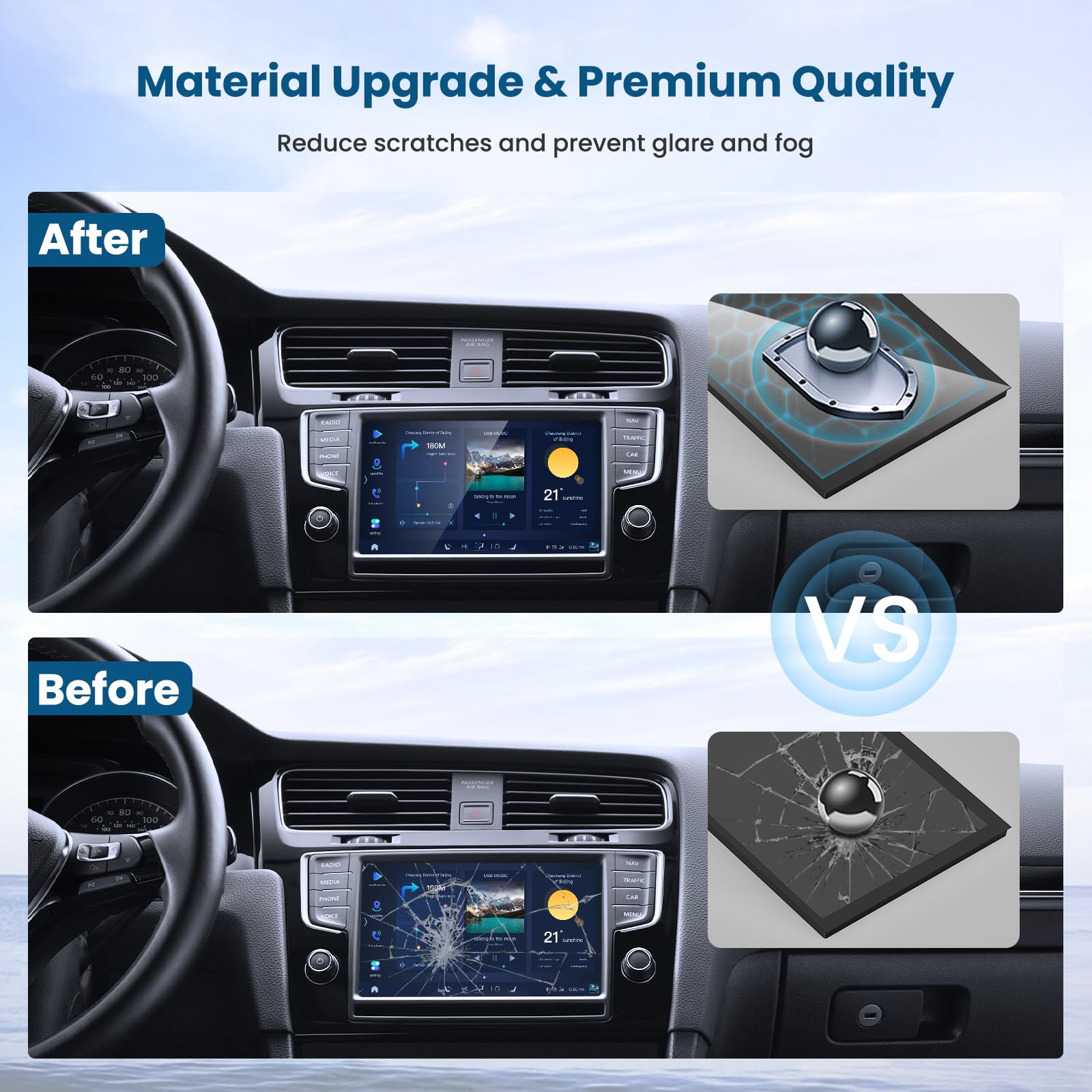 Schermo Touch LCD Uconnect 8.4'' 4C UAQ Ricambio OEM Per Jeep Dodge RAM Chrysler 2017-2021 - 4