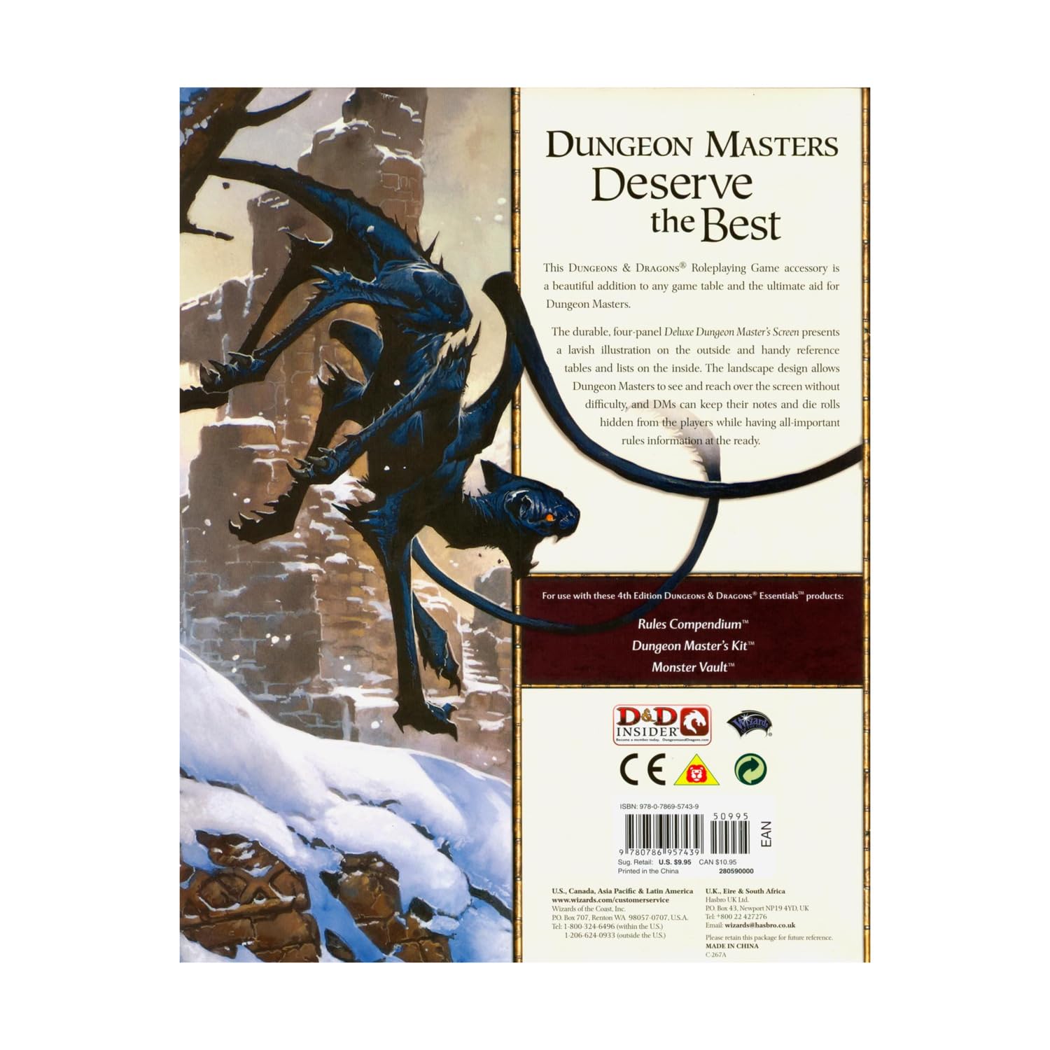 Deluxe Dungeon Master's Screen (Dungeons & Dragons)