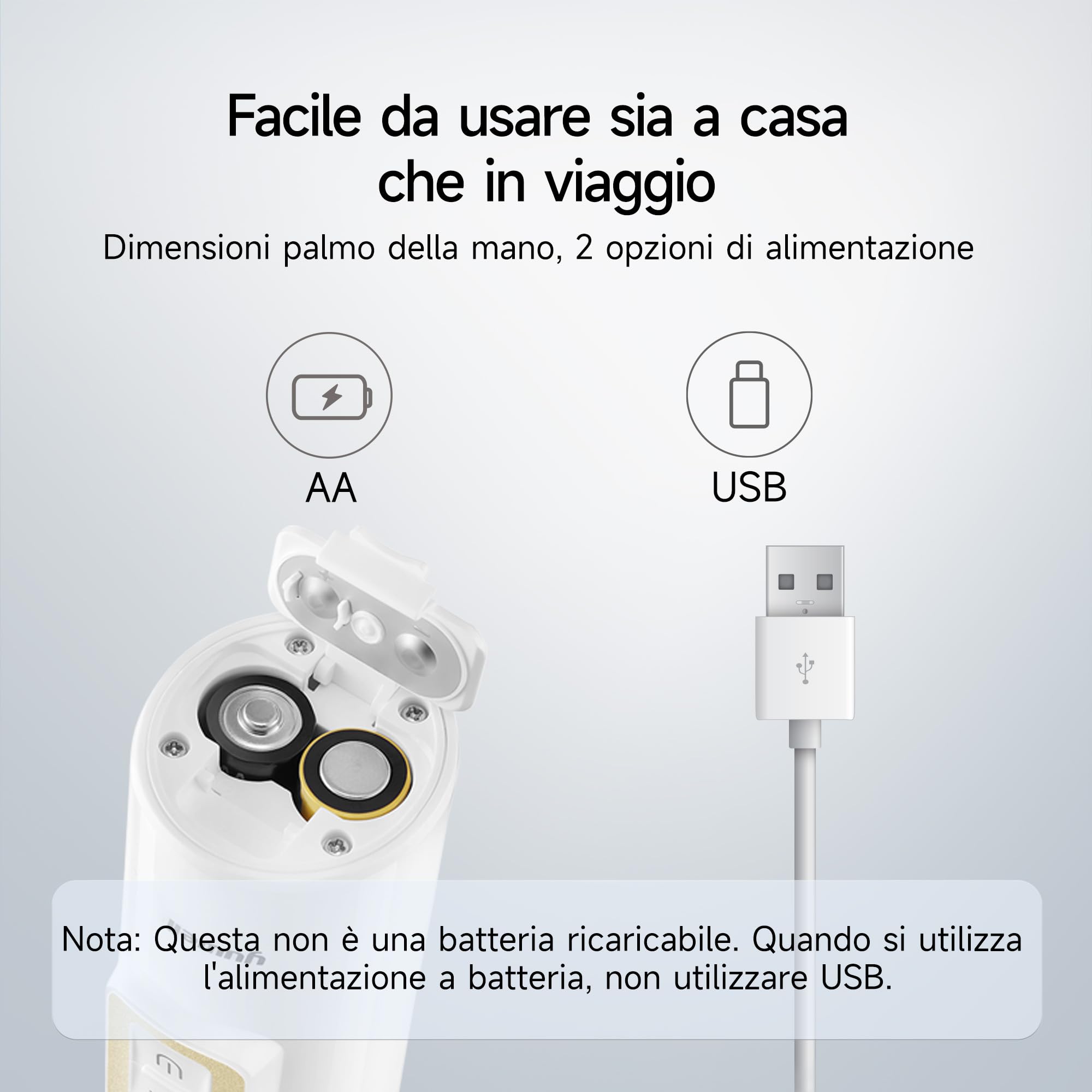 yuwell Aerosol Portatile per Bambini e Adulti, Inalatore Ultrasuone Silenzioso Nebulizzatore, Creare Particelle Ultrafini che Raggiungono il Tratto Respiratorio Inferiore e i Polmoni (M105T)