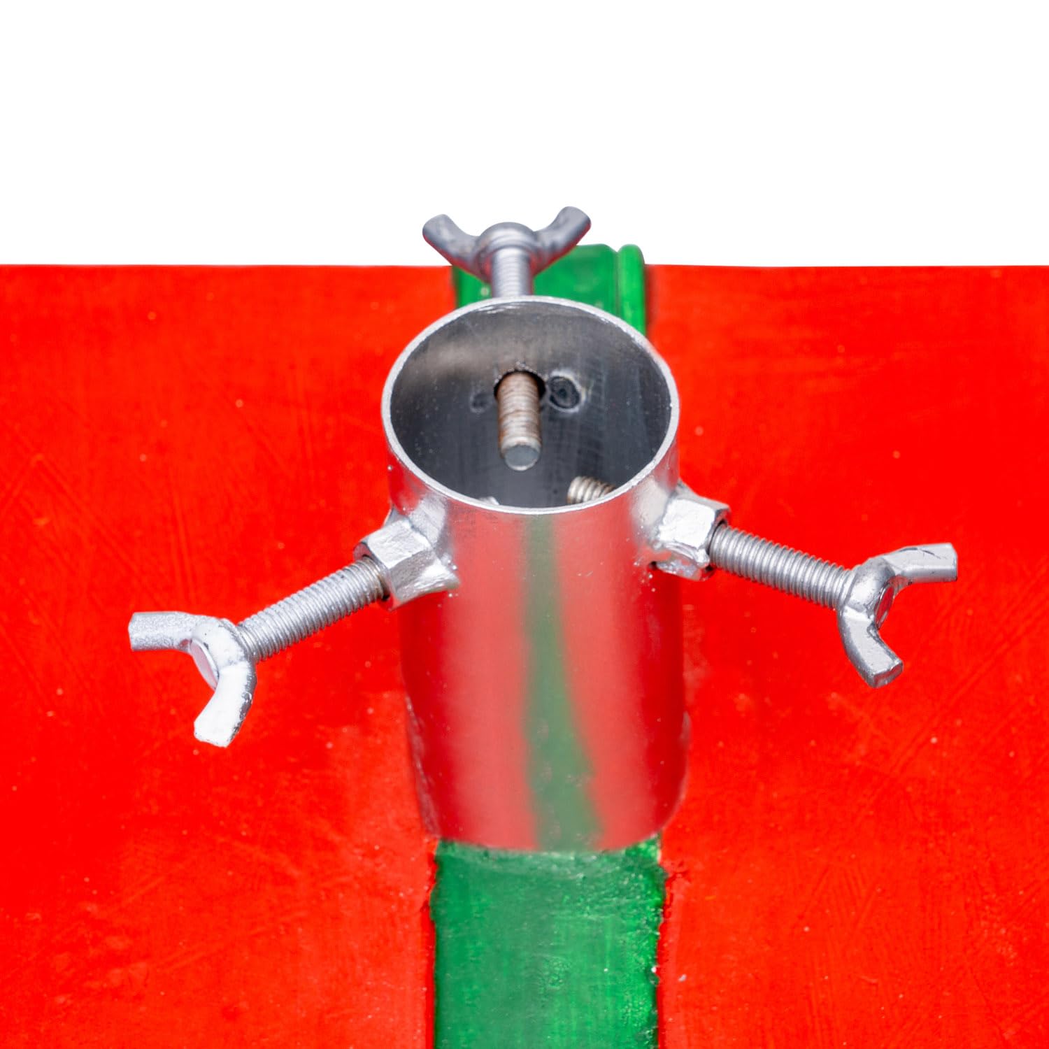 Nataland Base Pacco Regalo per Albero di Natale Dipinta A Mano, Supporto Decorativo Robusto e Stabile Alto 27 Cm con Aggancio Universale per Alberi Fino A 210 cm