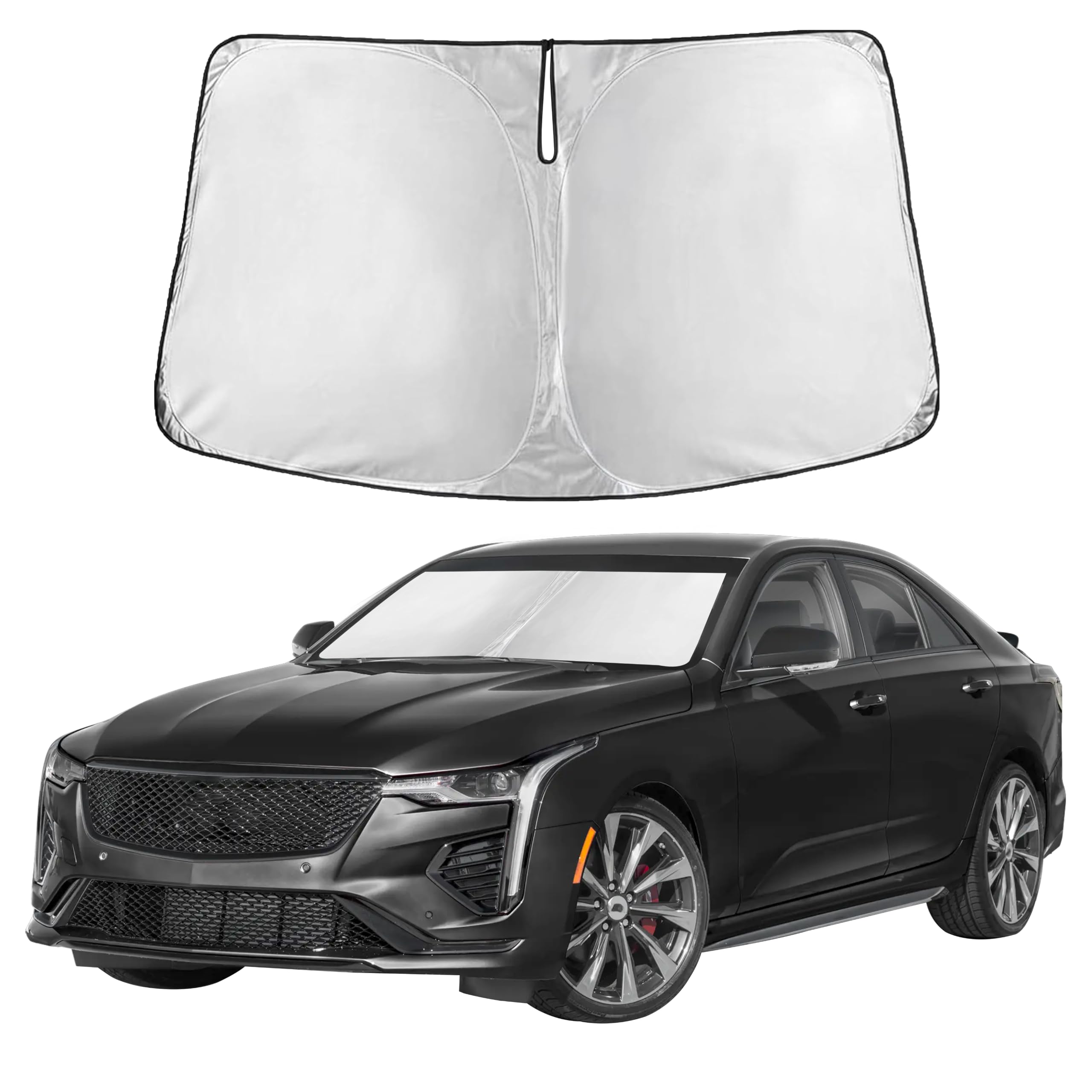 EcoNour Windshield Sunshade Compatible for Cadillac CT4 2020-2025